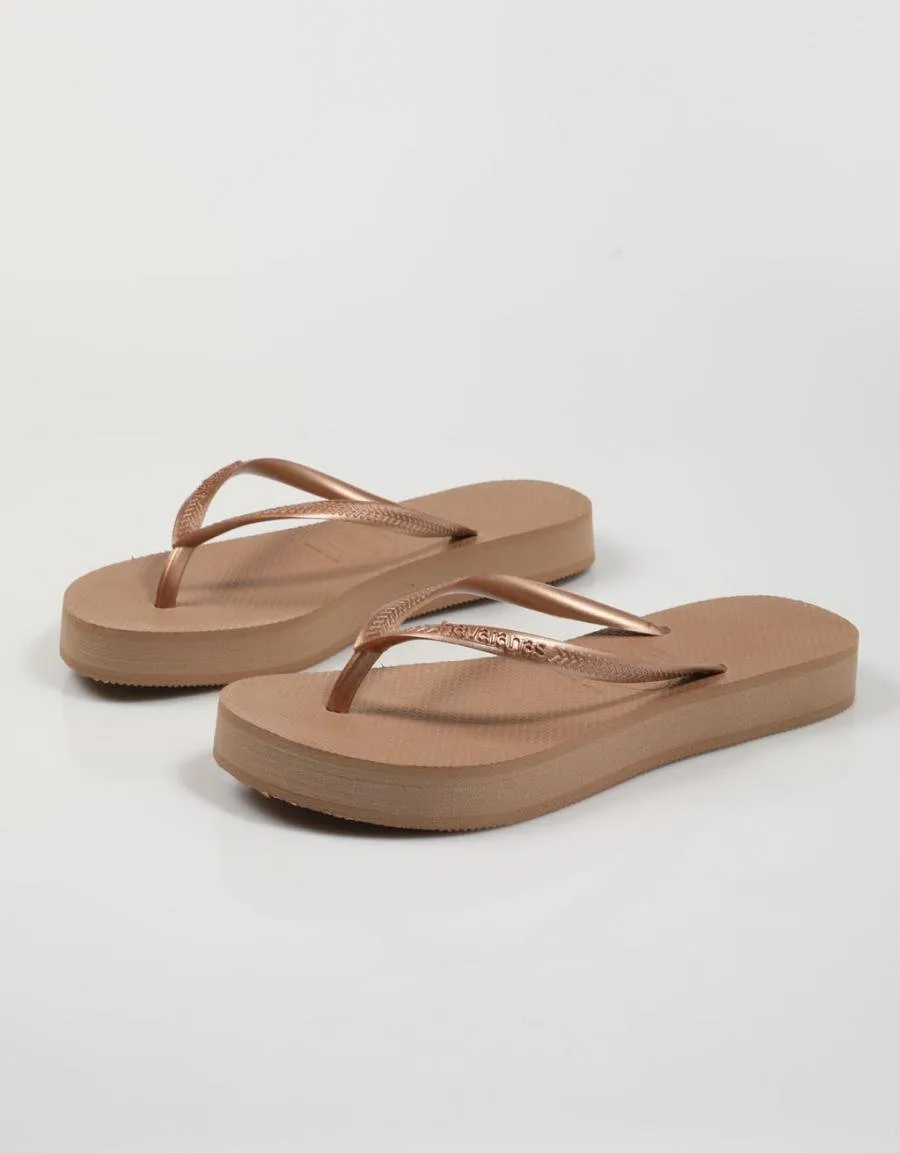  flip flops HAVAIANAS Slim en Brown 75251