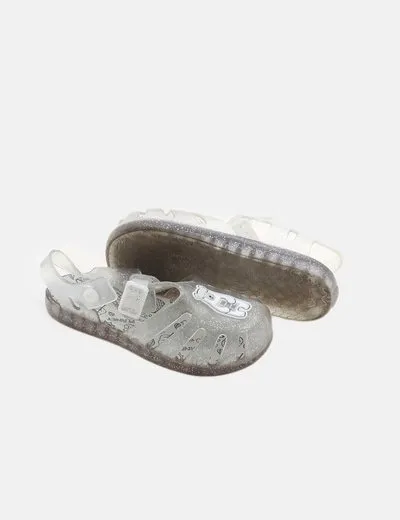 Gioseppo Cangrejera transparente glitter
