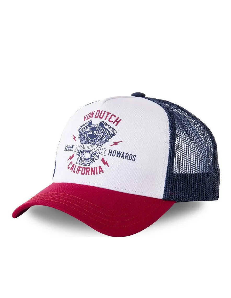 GORRA VON DUTCH  MOT BLU