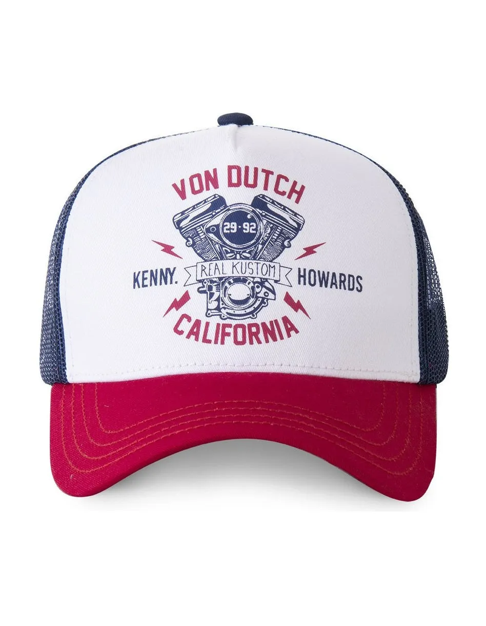 GORRA VON DUTCH  MOT BLU