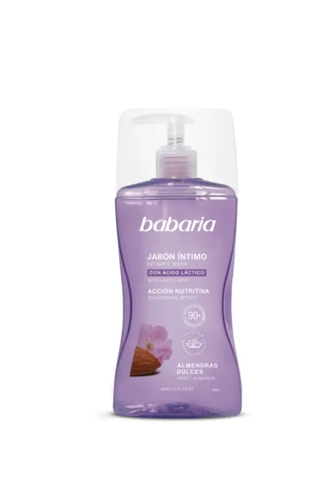 Jabón íntimo almendras nutritiva 300 ml