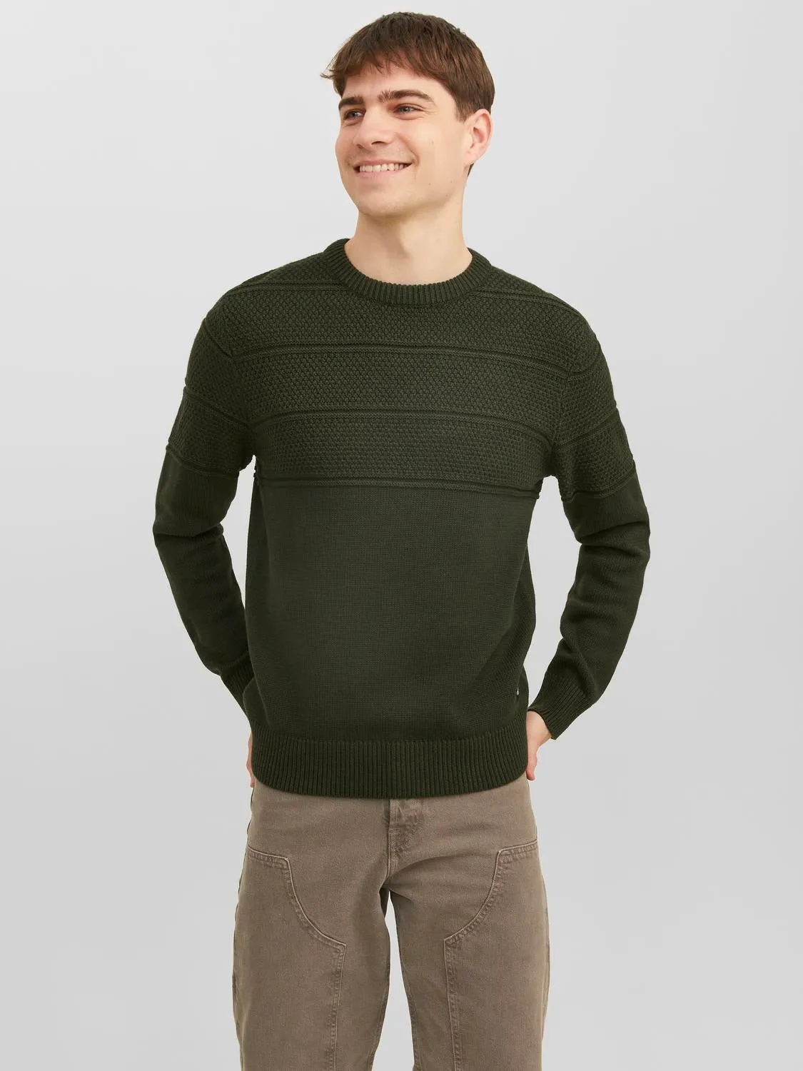 Jersey de punto | Verde oscuro | Jack & Jones®