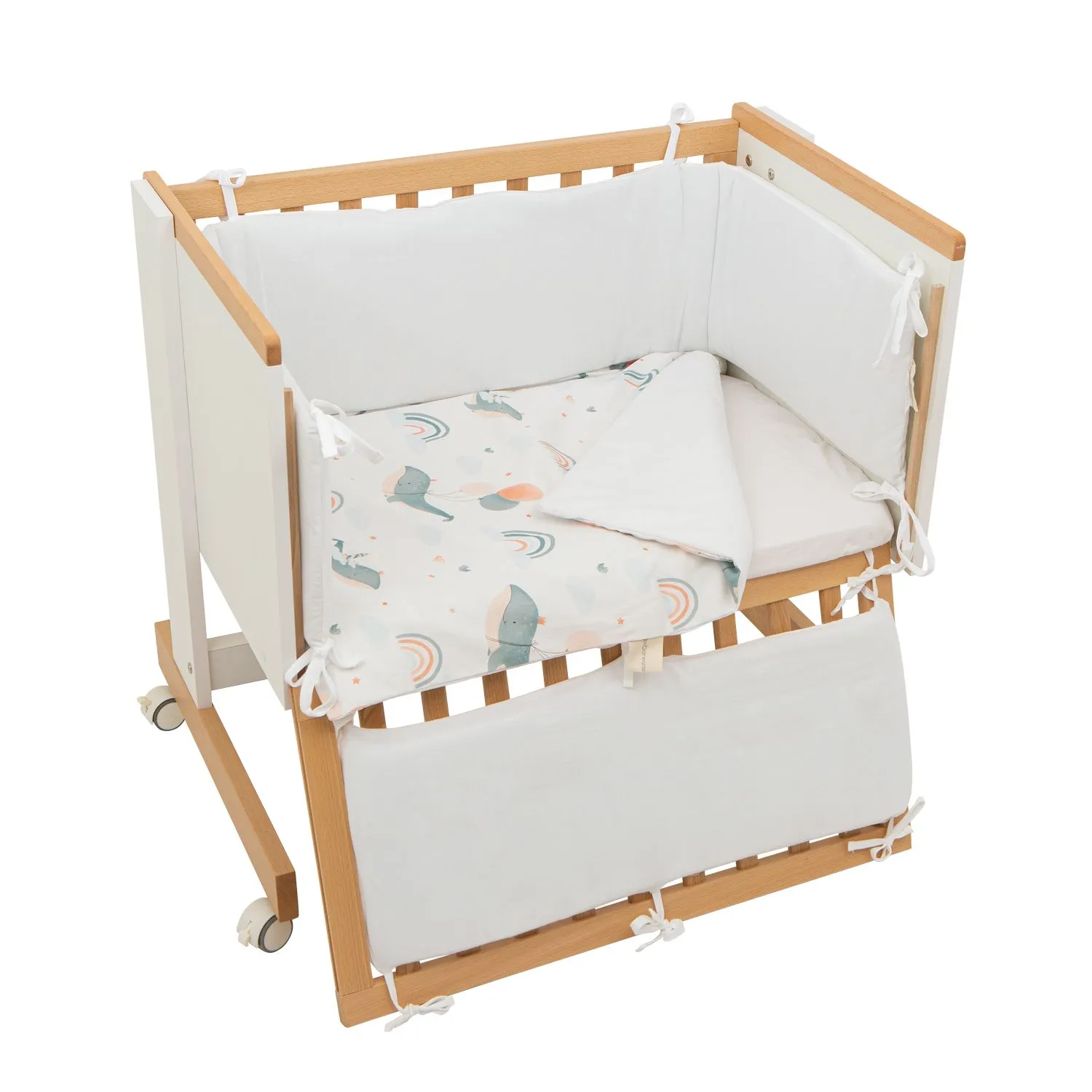 MINICUNA COLECHO BCA/NATURAL 277 MOBY 526 01 BLANC