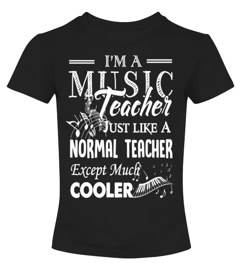 music teacher Camiseta cuello redondo Mujer
