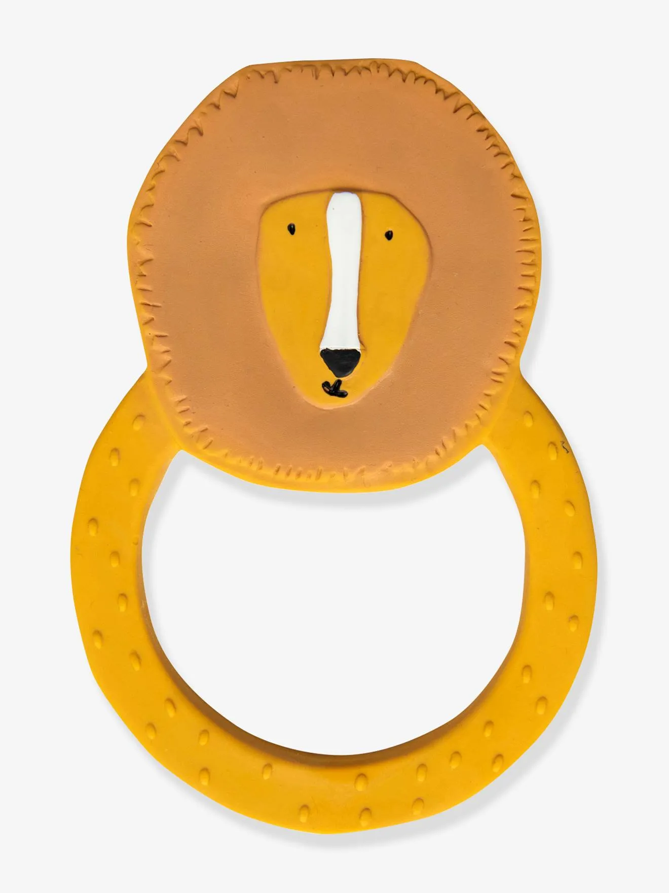 NATURAL RUBBER ROUND TEETHER  TRIXIE