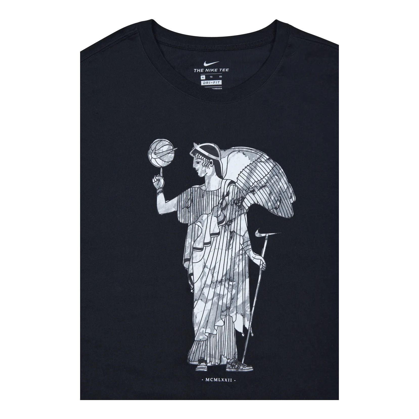 NIKE DRIFIT HBR TEE BLACK