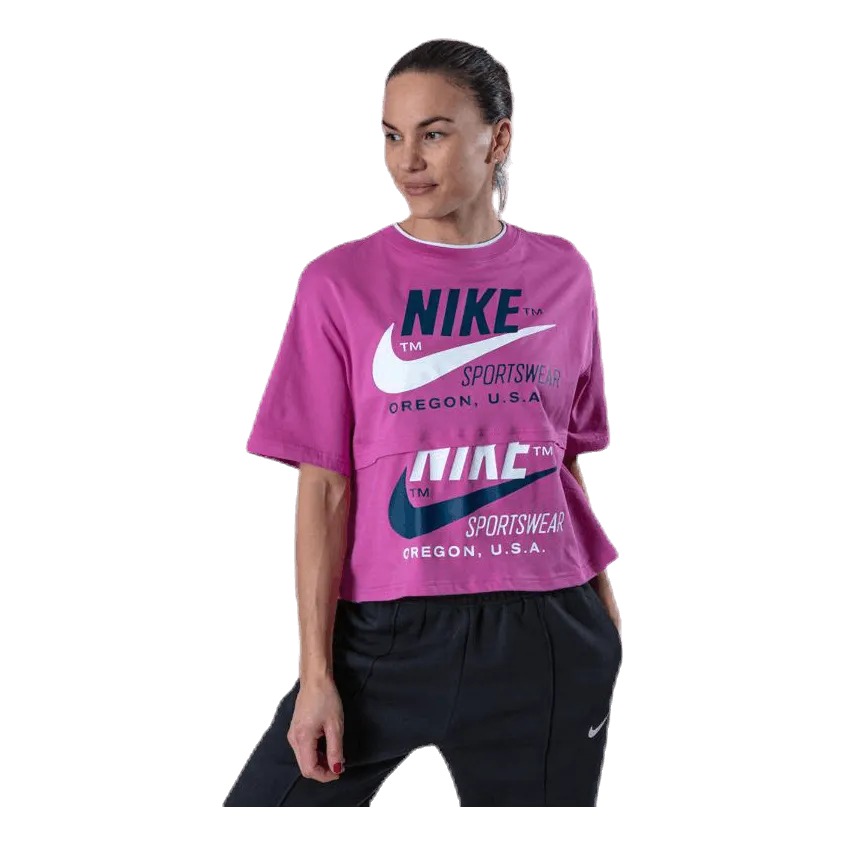 NIKE NSW SHORTSLEEV PINK