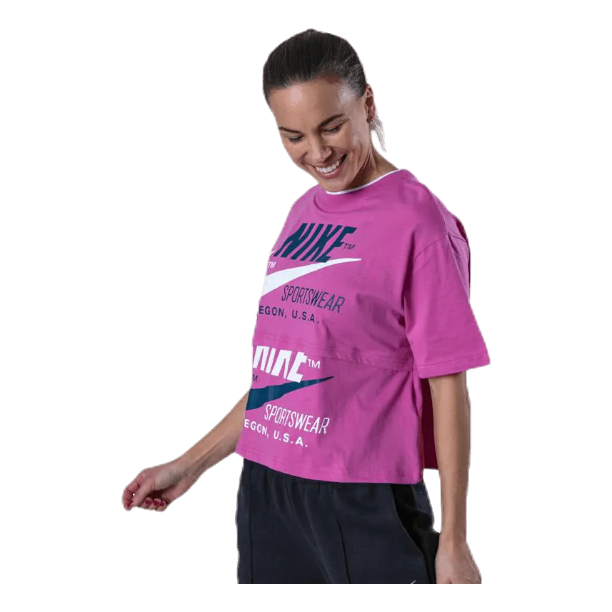NIKE NSW SHORTSLEEV PINK