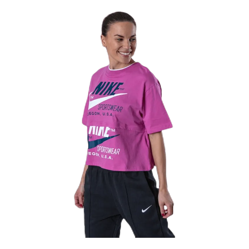 NIKE NSW SHORTSLEEV PINK