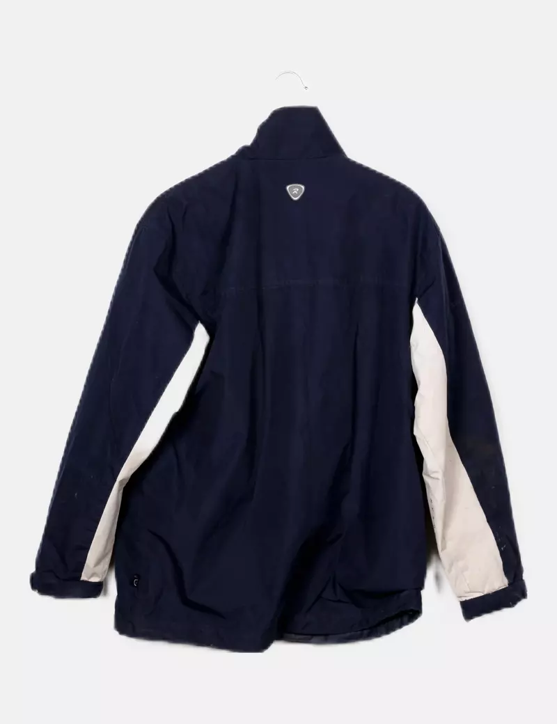 NoName Chaqueta azul cremallera