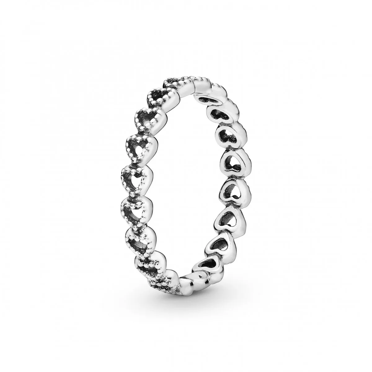 PANDORA ANILLO CORAZONES ENTRELAZADOS  PANDORA