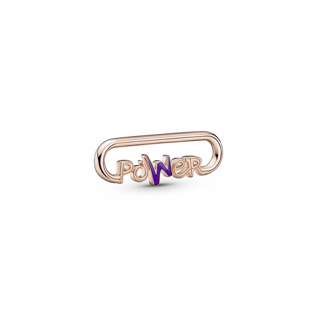 PANDORA CHARM PANDORA ME LINK PENSAMIENTO MORADO  PANDORA