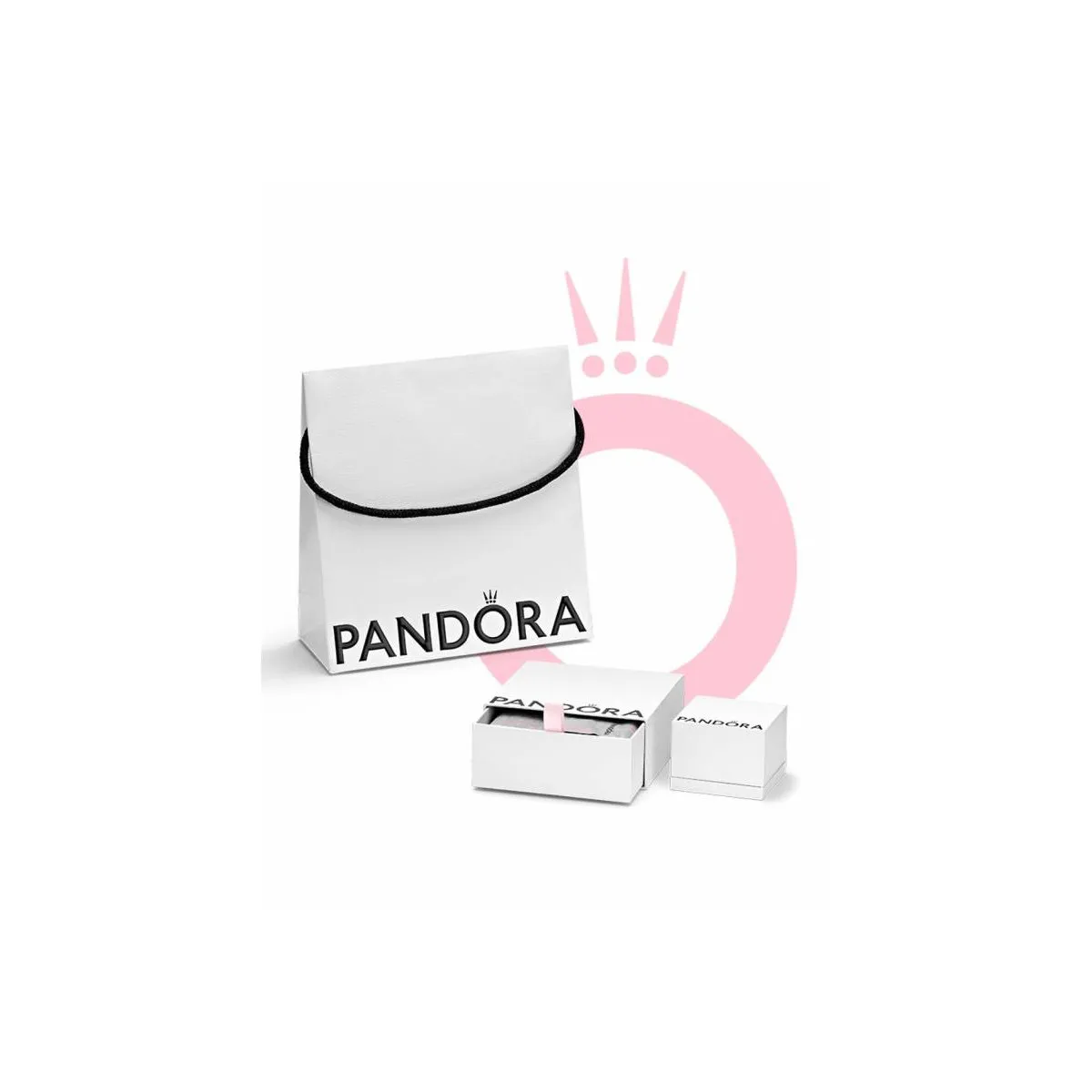 PANDORA PULSERA MOMENTS RíGIDA CIERRE DE CORAZóN  PANDORA