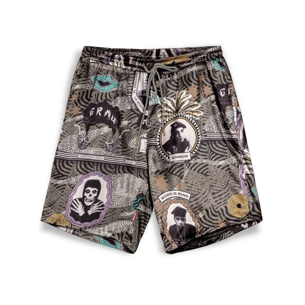 PANTALÓN CORTO GRIMEY SUPASTAR SATIN  GREEN | SS24