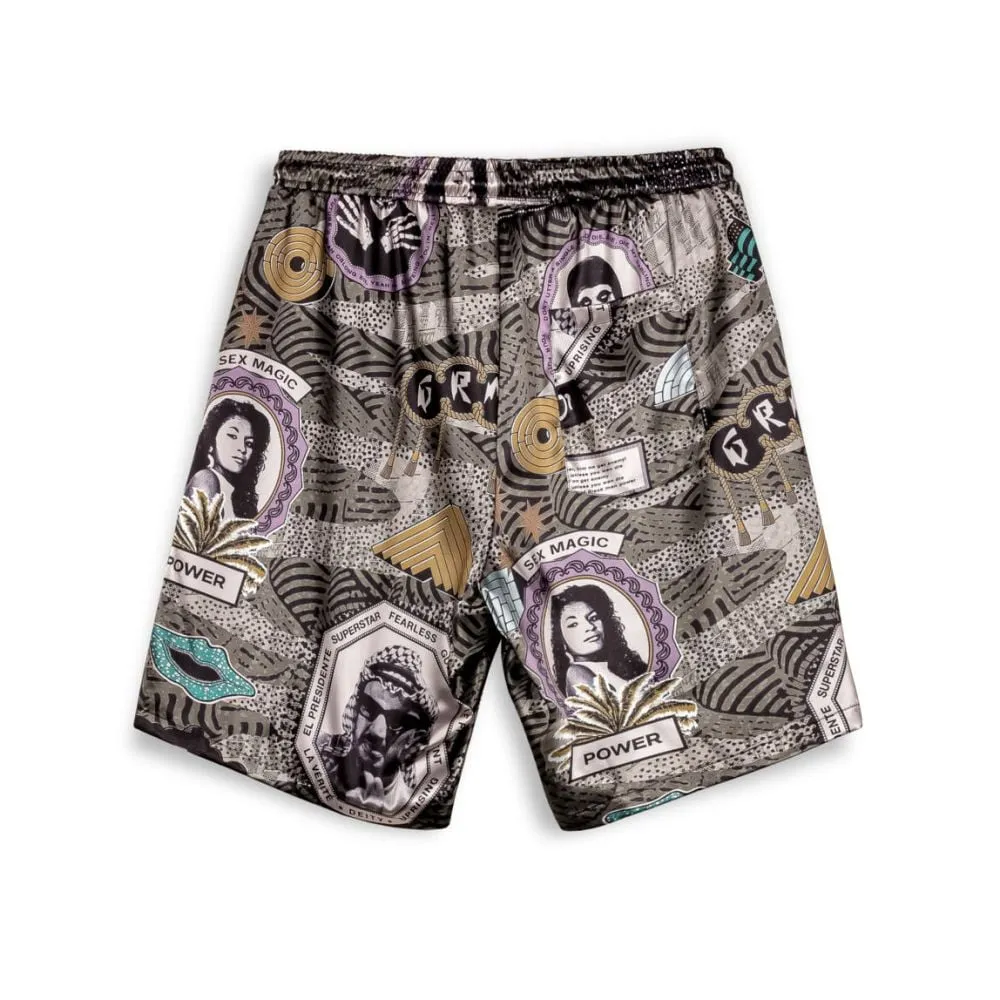 PANTALÓN CORTO GRIMEY SUPASTAR SATIN  GREEN | SS24