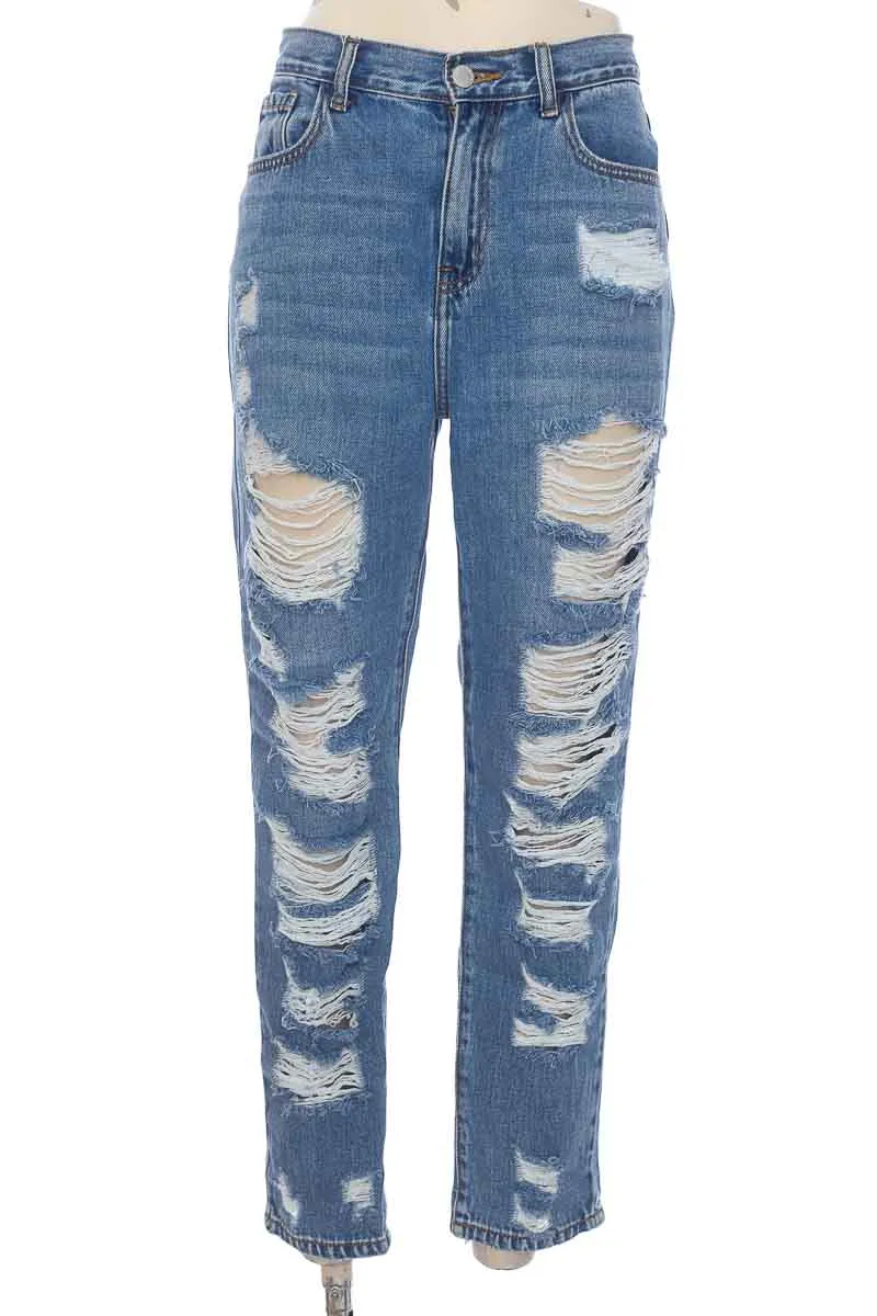 PANTALóN COLOR AZUL  ENCORE JEANS
