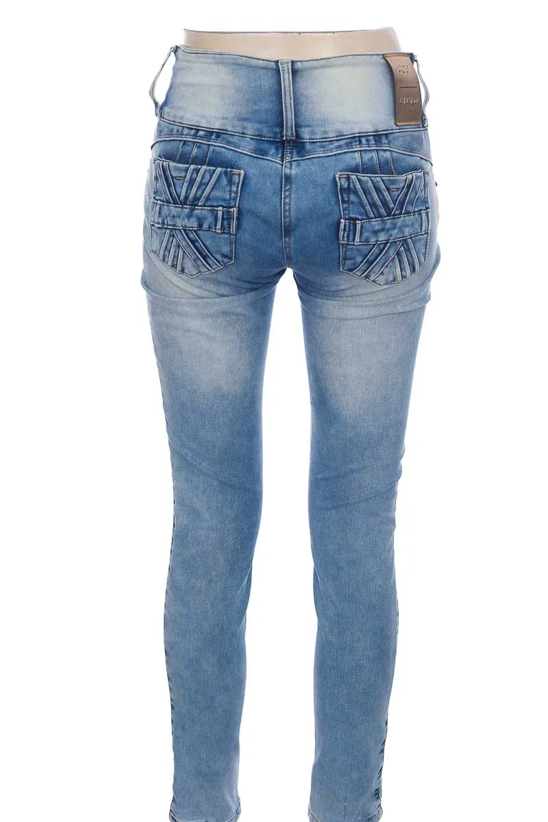 PANTALóN COLOR AZUL  XIXMO JEANS
