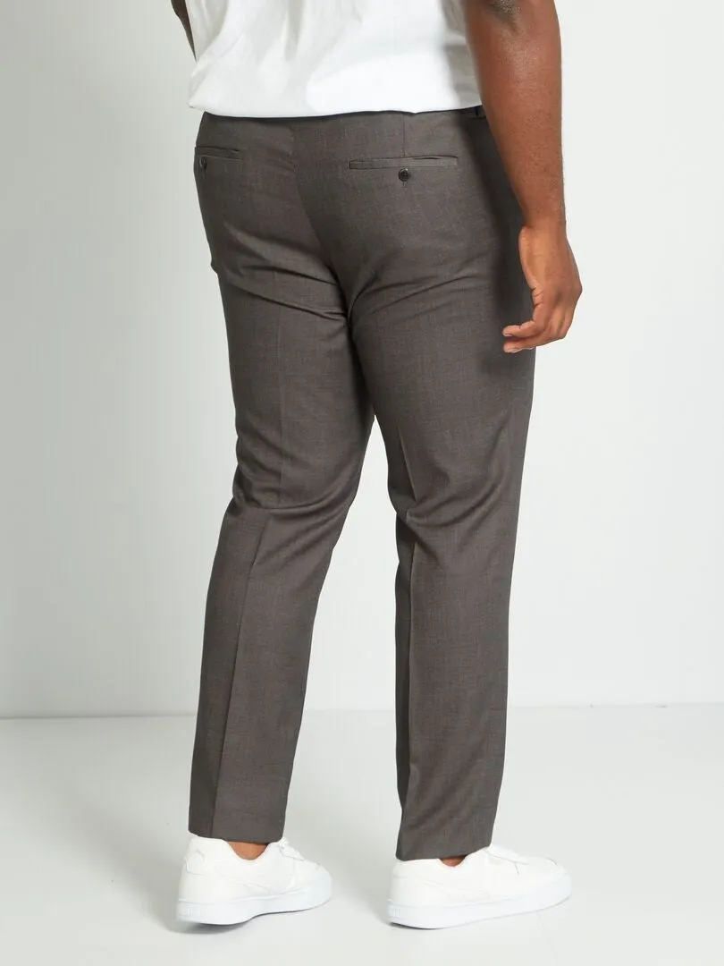 PANTALóN DE TRAJE  GRIS