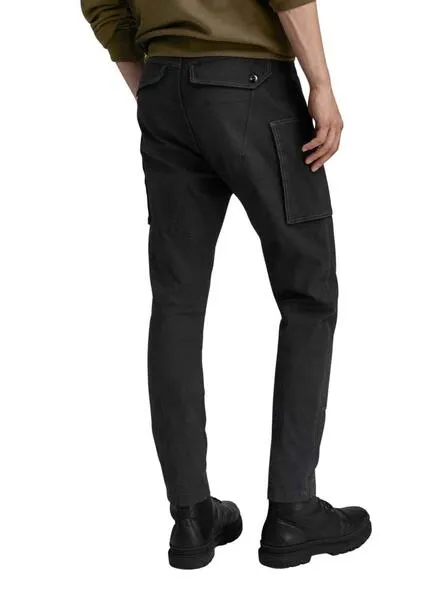 PANTALóN GSTAR CARGO ZIP SKINNY NEGRO HOMBRE