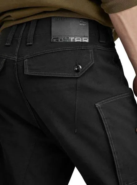 PANTALóN GSTAR CARGO ZIP SKINNY NEGRO HOMBRE