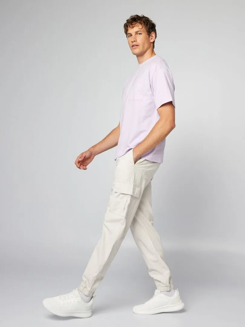 PANTALóN MULTIBOLSILLOS LISO  GRIS