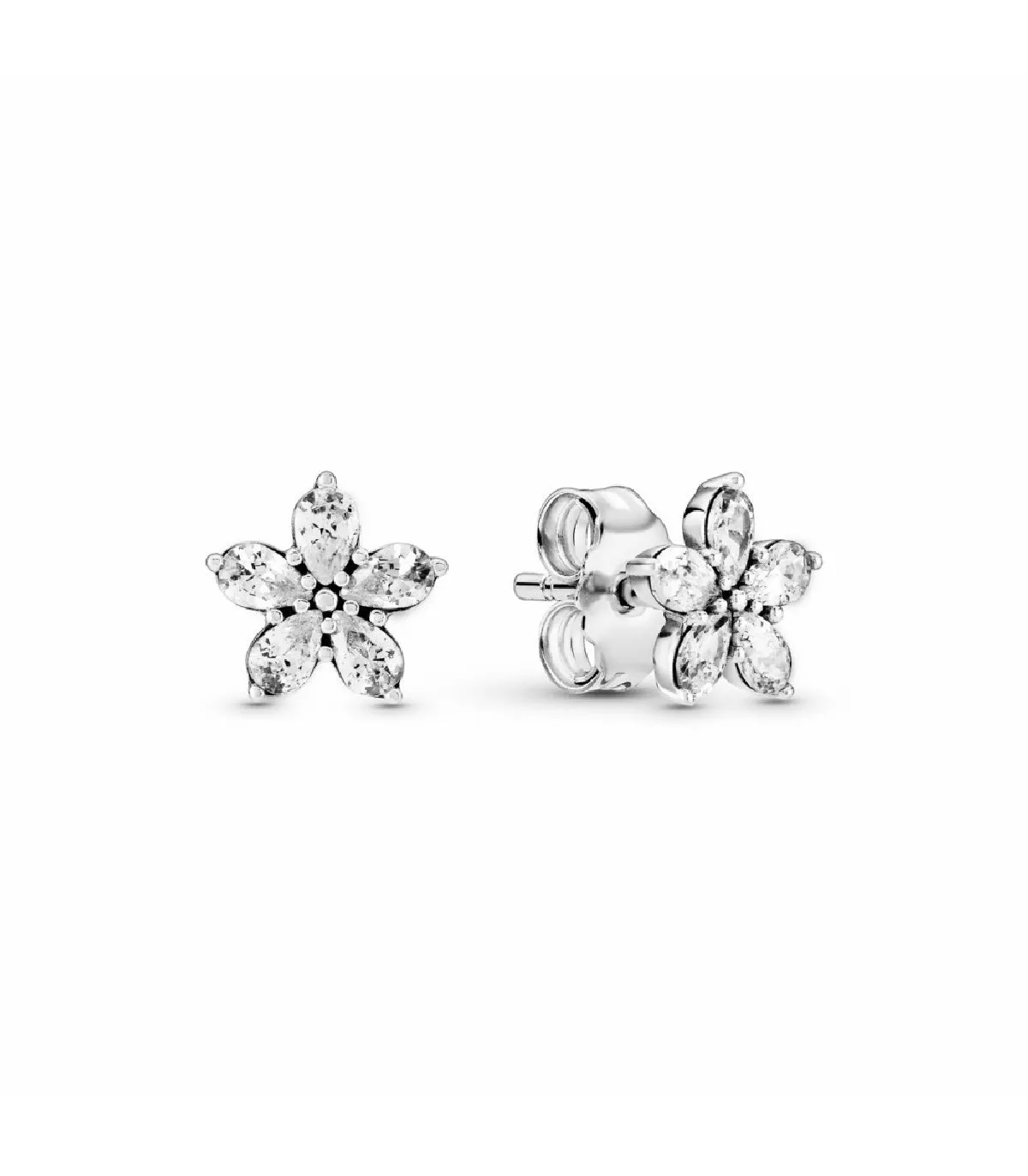 PENDIENTES PANDORA FLOR TRANSPARENTE  299239C01