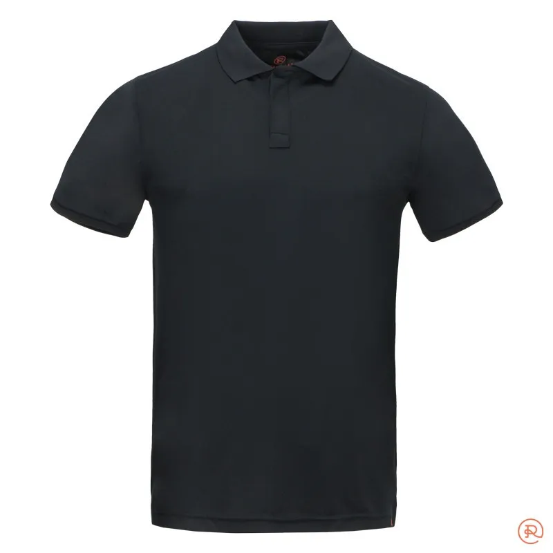 POLO DE CABALLERO 100% POLIéSTER PIQUé NEGRO LAUREN  ROGER