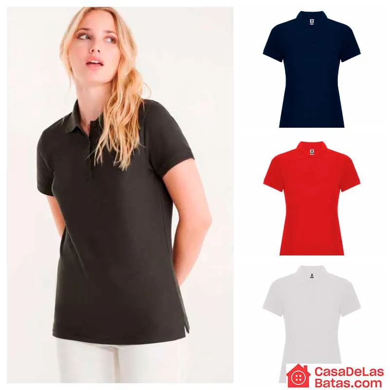 POLO DE MUJER ENTALLADO PEGASO PREMIUM  ROLY