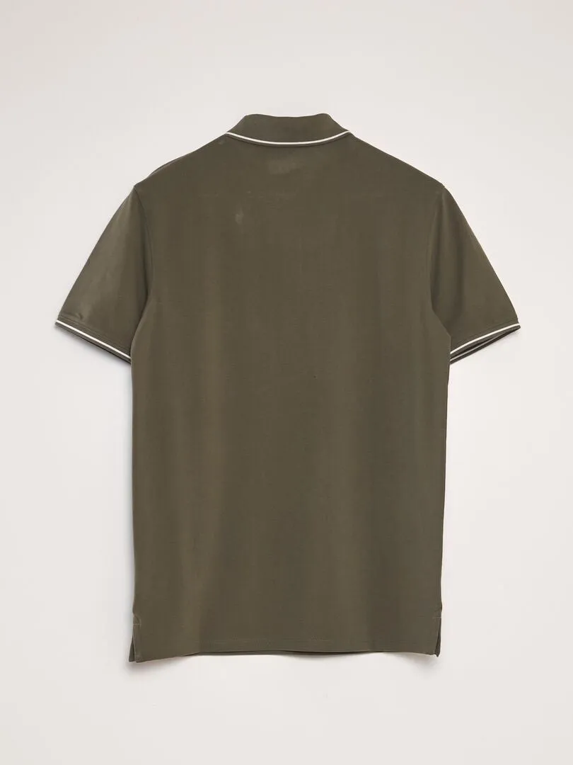 POLO DE PIQUé DE ALGODóN  KAKI