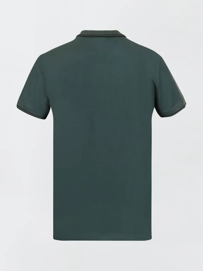 POLO 'UMBRO' DE PIQUé DE ALGODóN  VERDE