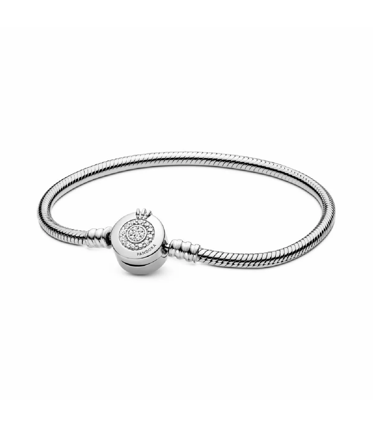 PULSERA PANDORA CORONA CHISPEANTE PLATEADA  599046C01