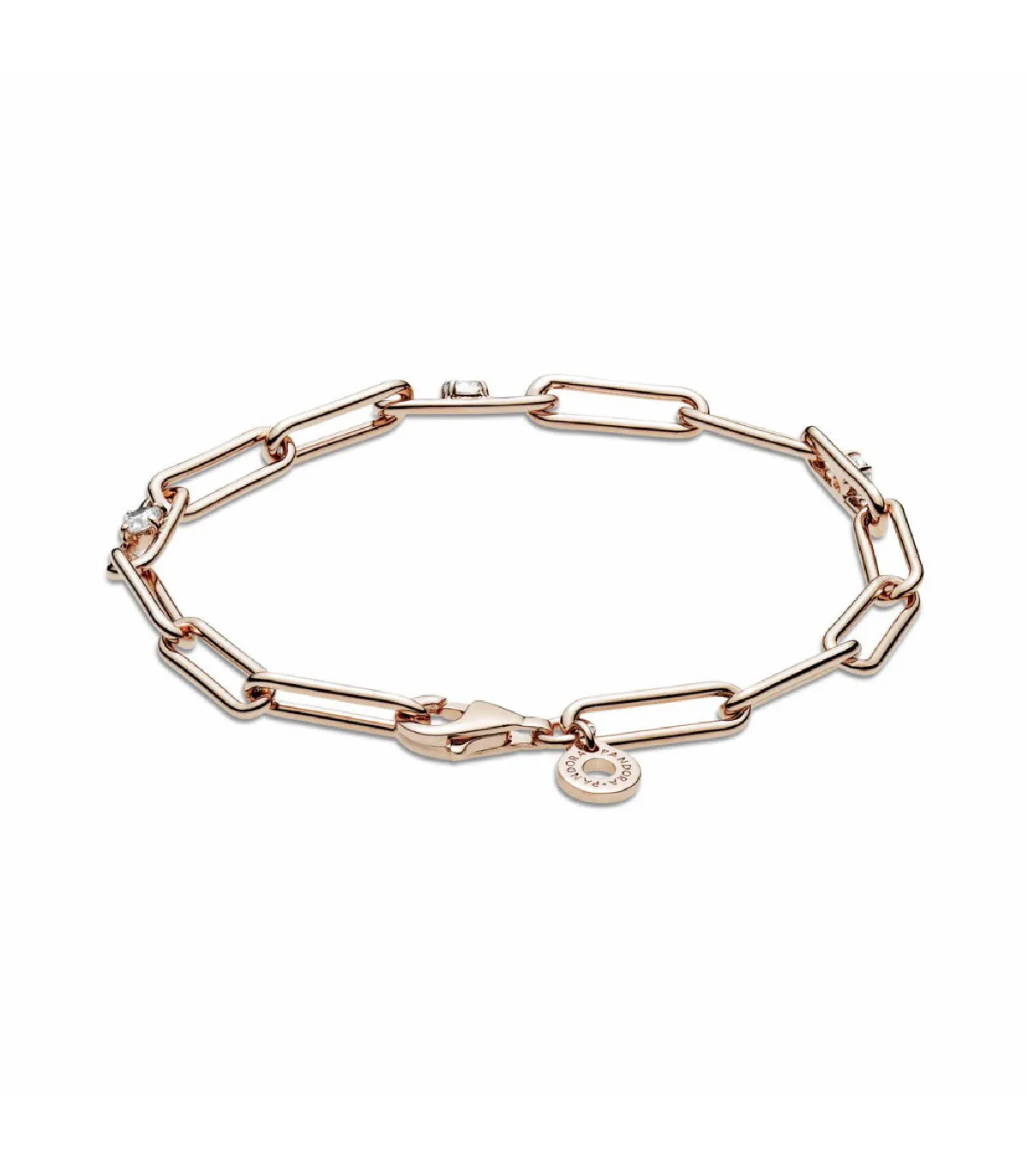PULSERA PANDORA ESLABONES Y GEMAS EN PANDORA ROSE  589177C01