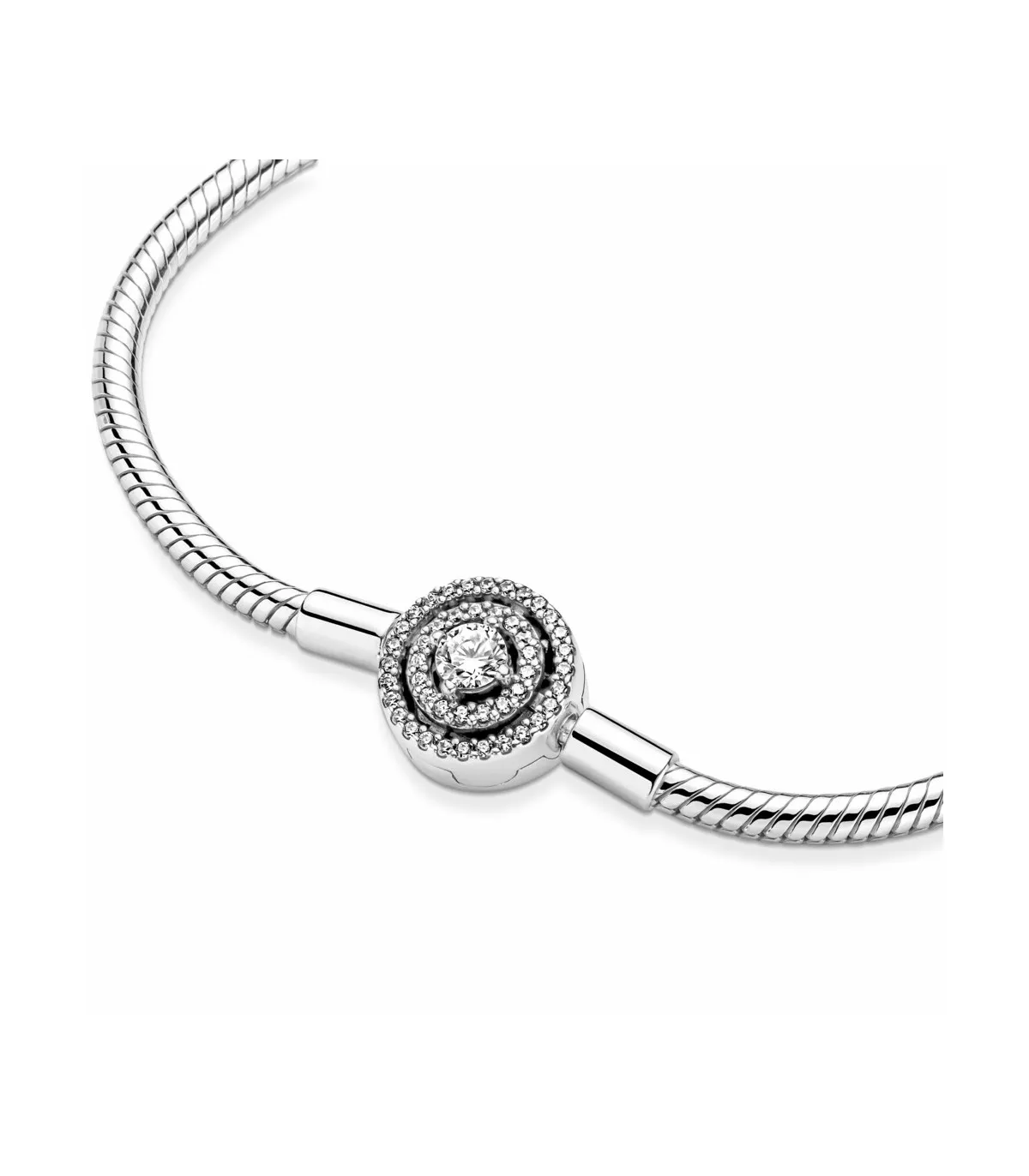 PULSERA PANDORA MOMENTS CADENA DE SERPIENTE HALO  590038C01