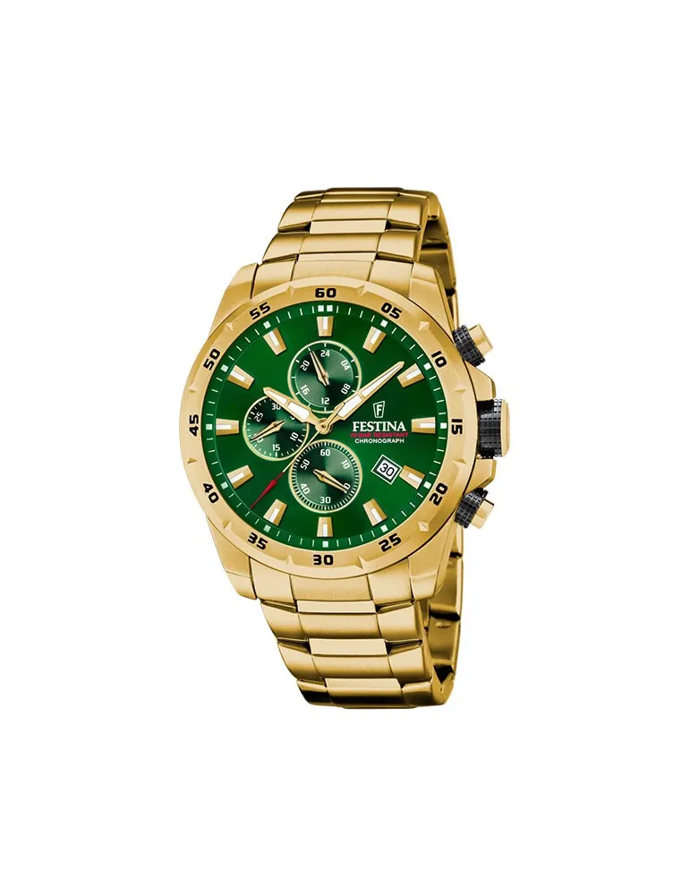 RELOJ FESTINA HOMBRE CHRONO SPORT F205413 DORADO