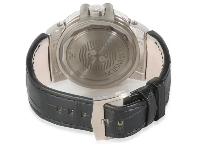RELOJ PARA HOMBRE HARRY WINSTON PROJECT Z2 OCEAN DIVER 410MCA44WZ EN ORO BLANCO DE 18 QUILATES PLATA METáLICO 