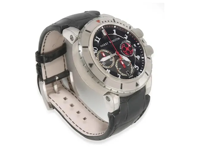 RELOJ PARA HOMBRE HARRY WINSTON PROJECT Z2 OCEAN DIVER 410MCA44WZ EN ORO BLANCO DE 18 QUILATES PLATA METáLICO 