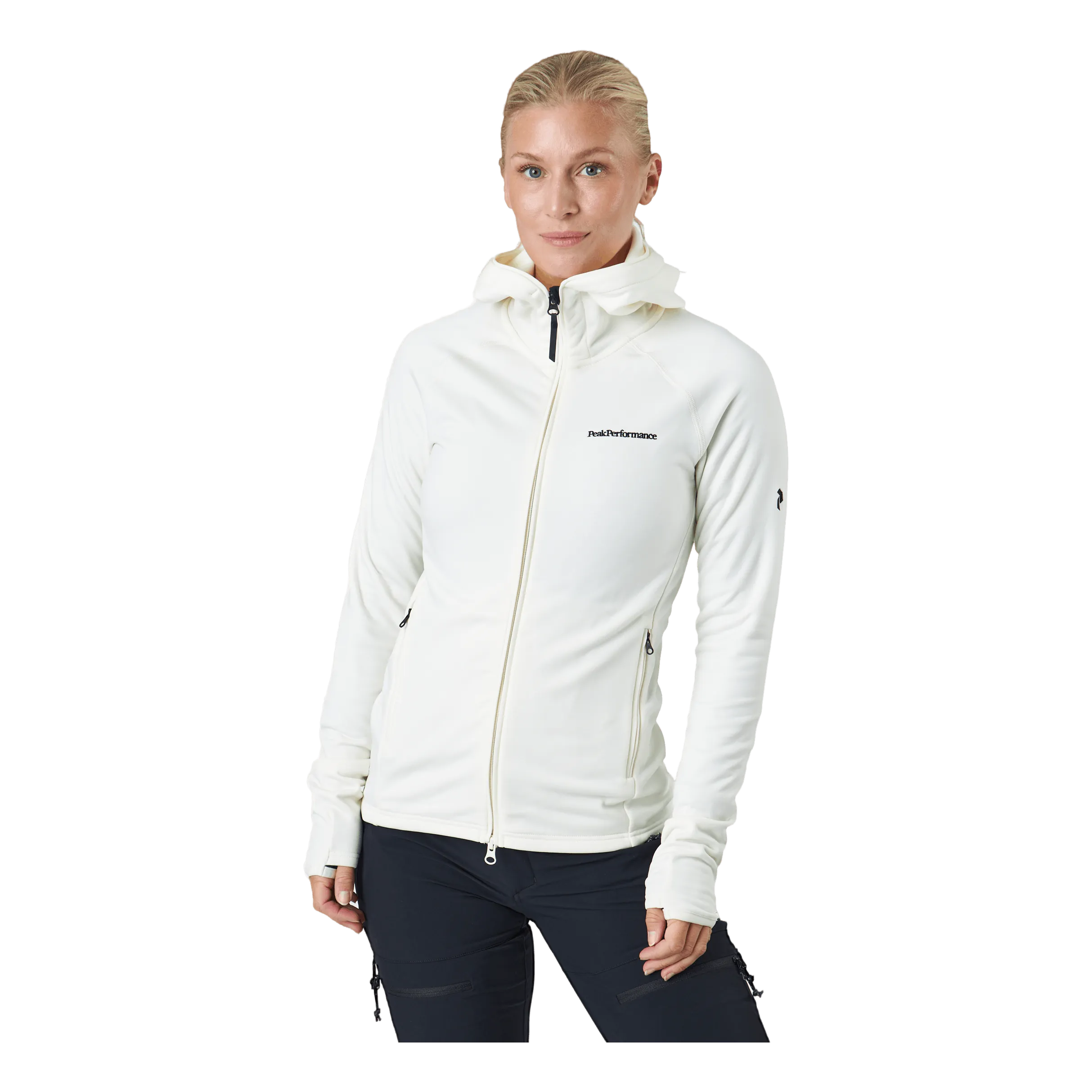 Rendimiento máximo W Chill Light Zip Hood Vintage White