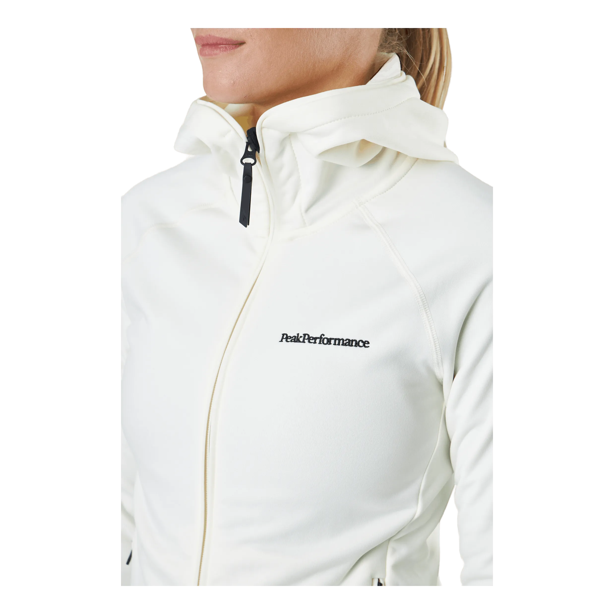 Rendimiento máximo W Chill Light Zip Hood Vintage White