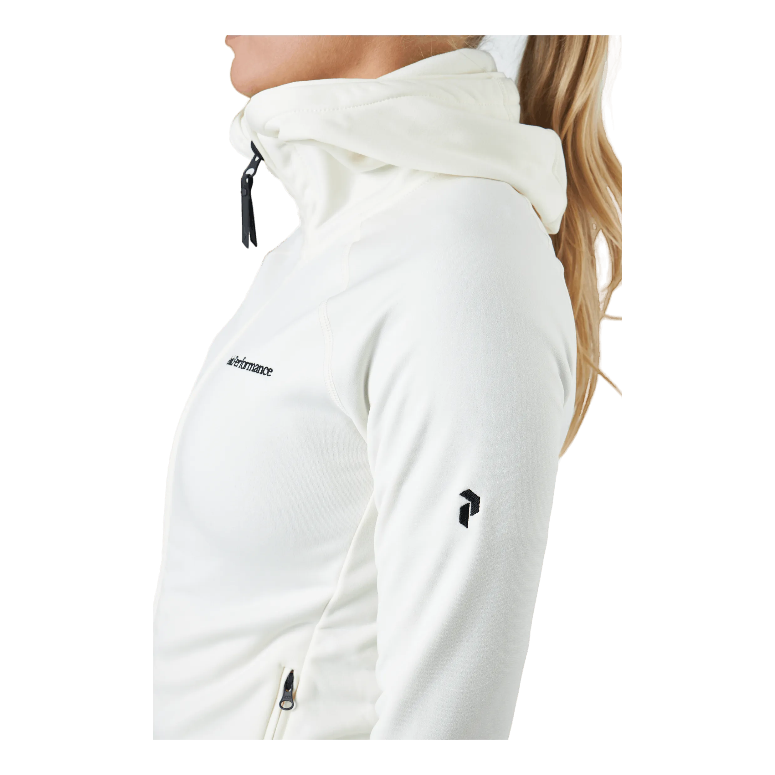 Rendimiento máximo W Chill Light Zip Hood Vintage White