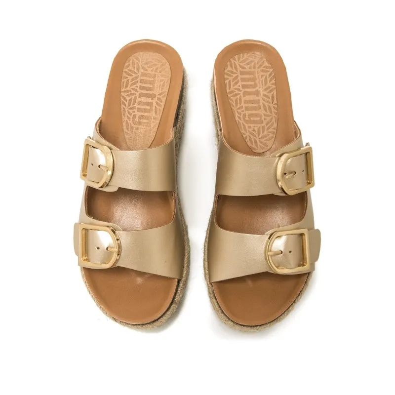 Sandalias Casual de Mujer MTNG PERLA Oro 57067
