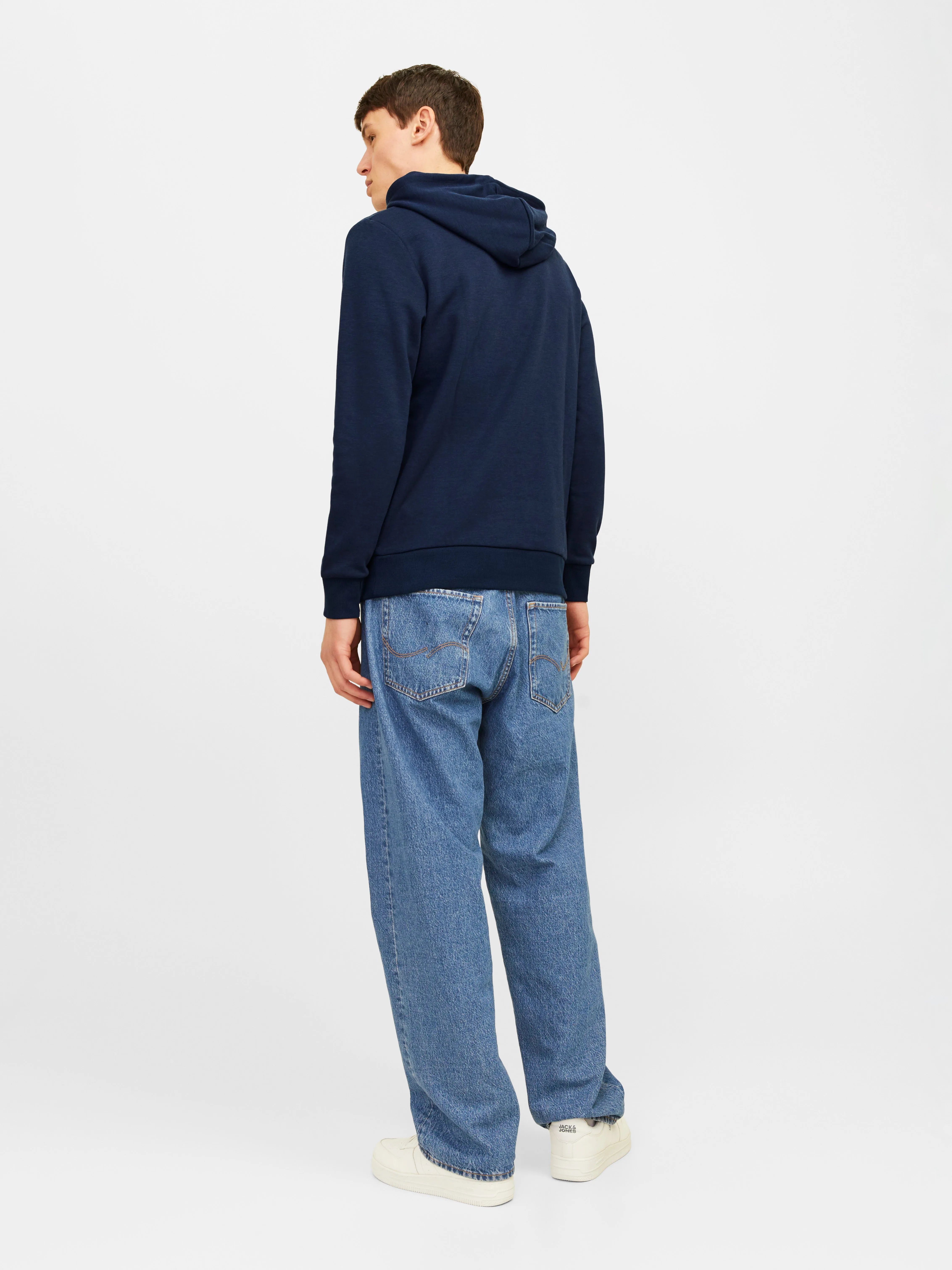 Sudadera con capucha Logotipo | Azul oscuro | Jack & Jones®