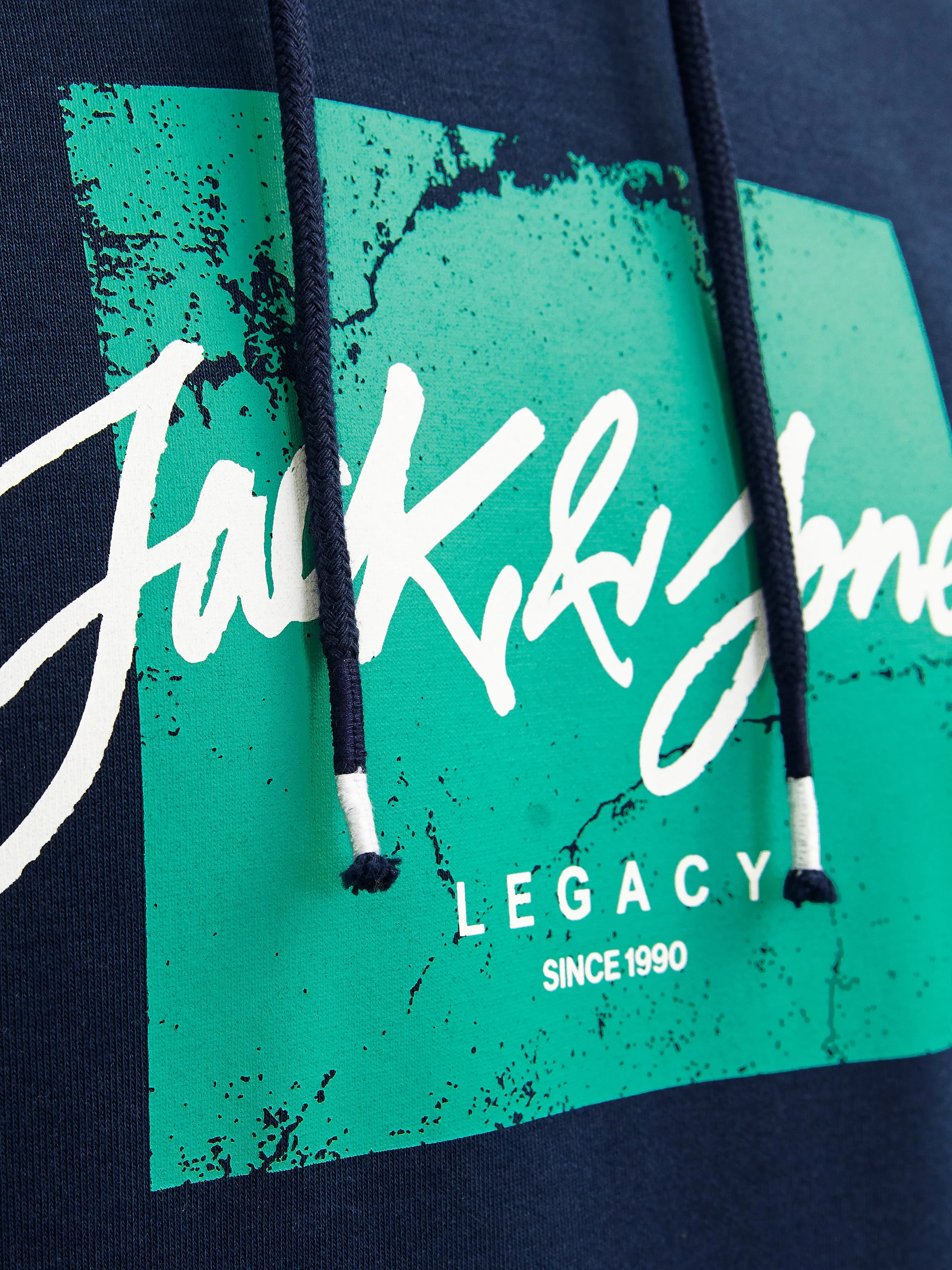 Sudadera con capucha Logotipo | Azul oscuro | Jack & Jones®