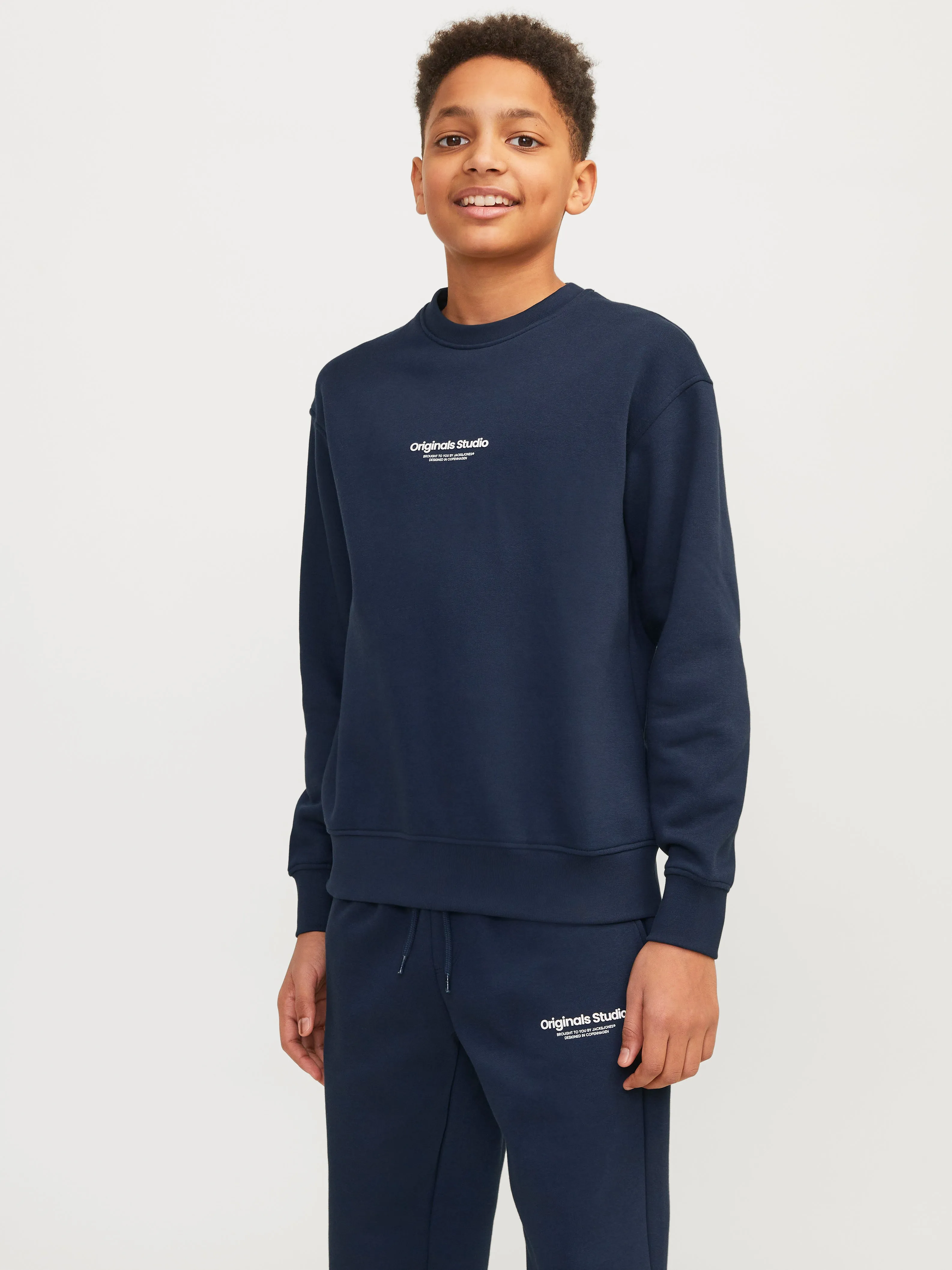 Sudadera Estampado Junior | Azul oscuro | Jack & Jones®