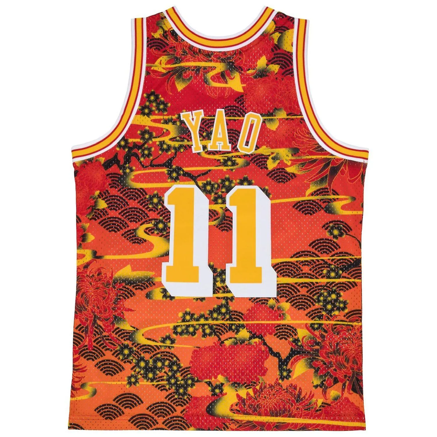 Swingman Camiseta de malla Houston Rockets asiático Yao Ming