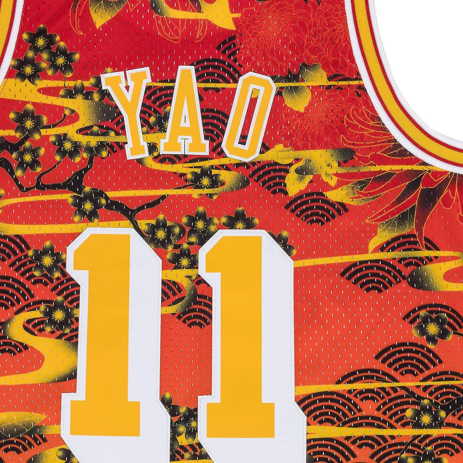 Swingman Camiseta de malla Houston Rockets asiático Yao Ming
