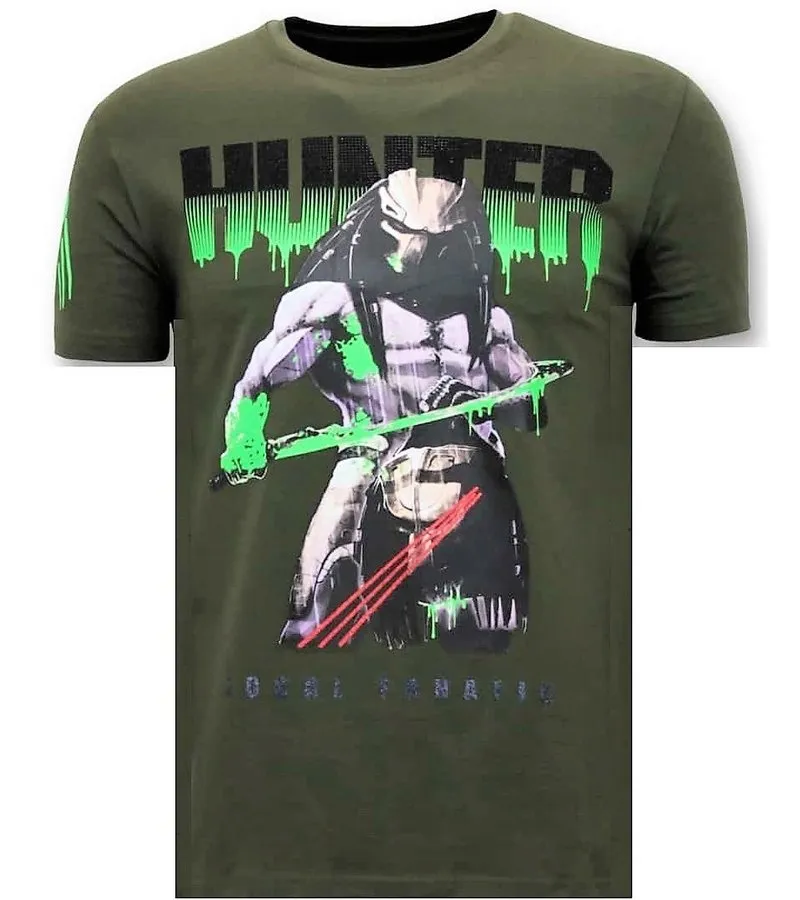 TOUGH HOMBRES CAMISETA  PREDATOR HUNTER  VERDE