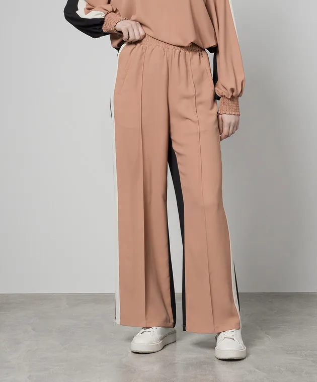 Twinset Actitude Pants with logo stripes
