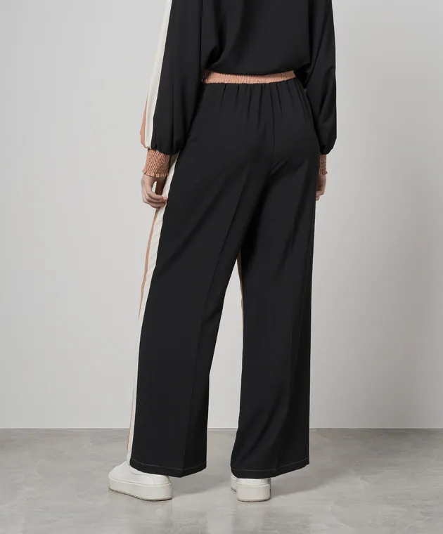 Twinset Actitude Pants with logo stripes