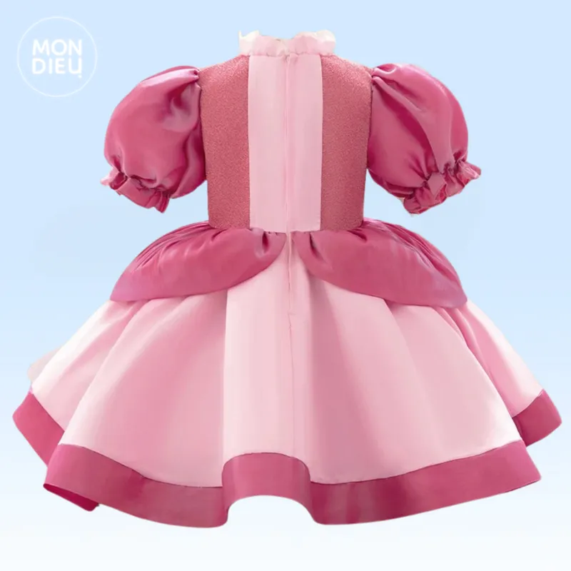 Vestido Princesa Peach para niñas