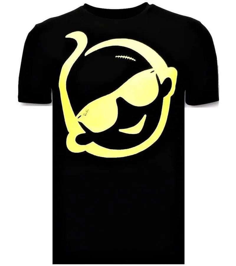 ZWITSAL CAMISETA DE LOS HOMBRES  NEGRO